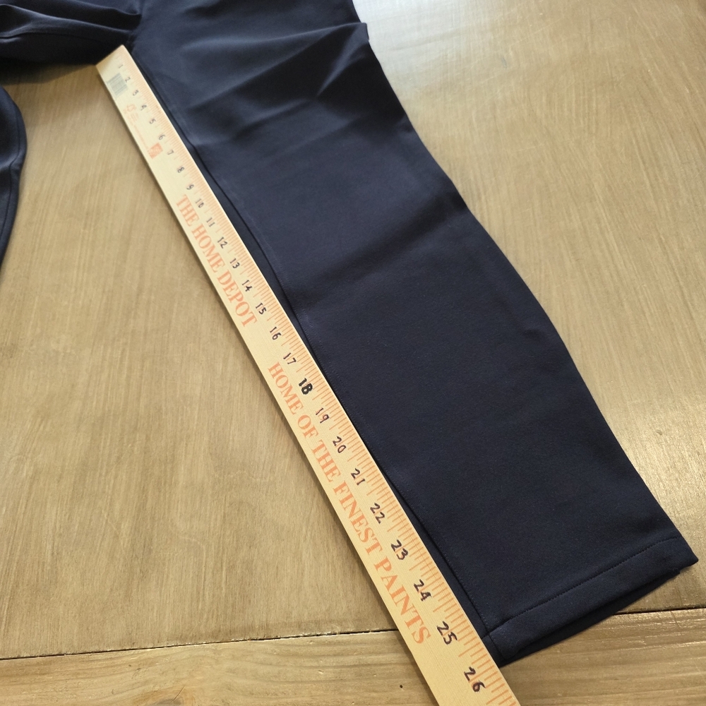SPANX by Sara Blakely Navy Pull-On Stretch Slim Pants Size M/M - Picture 9 of 9